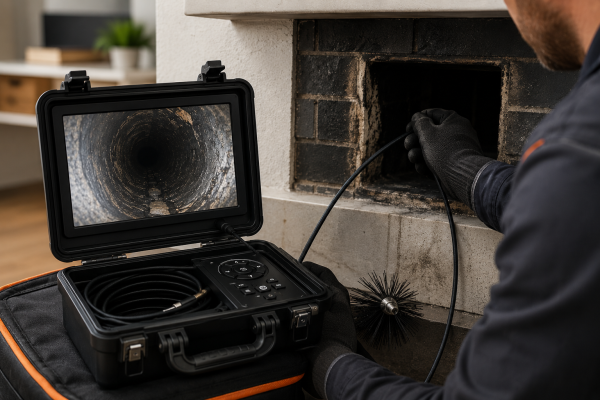 videoispezione canna fumaria LUX PRIM SERVICES